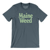 Maine Weed Men/Unisex T-Shirt-Steel Blue-Allegiant Goods Co. Vintage Sports Apparel