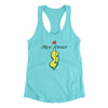 New Jersey Golf Women's Racerback Tank-Tahiti Blue-Allegiant Goods Co. Vintage Sports Apparel