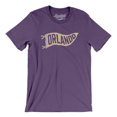 Orlando Pennant Men/Unisex T-Shirt-Team Purple-Allegiant Goods Co. Vintage Sports Apparel