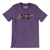 Baltimore Md Overprinted Men/Unisex T-Shirt-Team Purple-Allegiant Goods Co. Vintage Sports Apparel