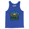 Yosemite National Park Badge Men/Unisex Tank Top-True Royal-Allegiant Goods Co. Vintage Sports Apparel