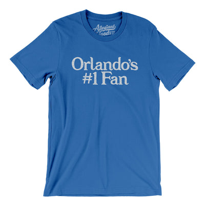 Orlando's Number 1 Fan Men/Unisex T-Shirt-True Royal-Allegiant Goods Co. Vintage Sports Apparel