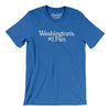 Washington's Number 1 Fan Men/Unisex T-Shirt-True Royal-Allegiant Goods Co. Vintage Sports Apparel