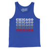 Chicago Repeat Men/Unisex Tank Top-True Royal-Allegiant Goods Co. Vintage Sports Apparel