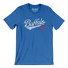 Buffalo Vintage Script Men/Unisex T-Shirt-True Royal-Allegiant Goods Co. Vintage Sports Apparel