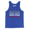 New York Repeat Men/Unisex Tank Top-True Royal-Allegiant Goods Co. Vintage Sports Apparel