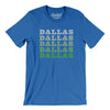 Dallas Repeat Men/Unisex T-Shirt-True Royal-Allegiant Goods Co. Vintage Sports Apparel