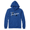 Tampa Fl Overprinted Hoodie-True Royal-Allegiant Goods Co. Vintage Sports Apparel