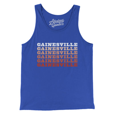 Gainesville Repeat Men/Unisex Tank Top-True Royal-Allegiant Goods Co. Vintage Sports Apparel