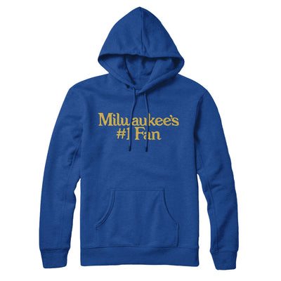 Milwaukee's Number 1 Fan Hoodie-True Royal-Allegiant Goods Co. Vintage Sports Apparel