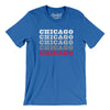 Chicago Repeat Men/Unisex T-Shirt-True Royal-Allegiant Goods Co. Vintage Sports Apparel