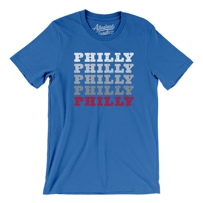 Philly Repeat Men/Unisex T-Shirt-True Royal-Allegiant Goods Co. Vintage Sports Apparel