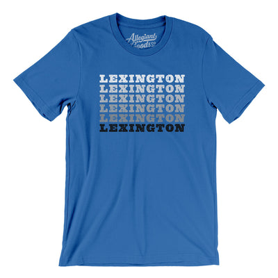 Lexington Repeat Men/Unisex T-Shirt-True Royal-Allegiant Goods Co. Vintage Sports Apparel