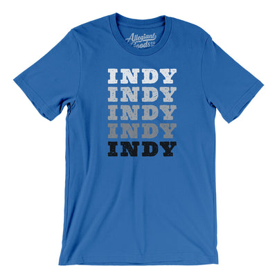 Indy Repeat Men/Unisex T-Shirt-True Royal-Allegiant Goods Co. Vintage Sports Apparel