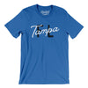 Tampa Fl Overprinted Men/Unisex T-Shirt-True Royal-Allegiant Goods Co. Vintage Sports Apparel