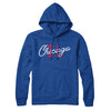 Chicago Illinois Overprinted Hoodie-True Royal-Allegiant Goods Co. Vintage Sports Apparel