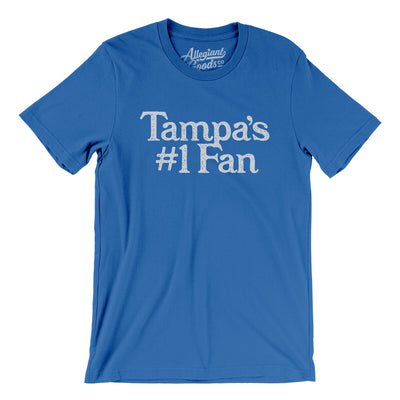 Tampa's Number 1 Fan Men/Unisex T-Shirt-True Royal-Allegiant Goods Co. Vintage Sports Apparel