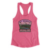 Mt. Rainier National Park Badge Women's Racerback Tank-Vintage Pink-Allegiant Goods Co. Vintage Sports Apparel