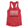 Tampa Bay Repeat Women's Racerback Tank-Vintage Red-Allegiant Goods Co. Vintage Sports Apparel