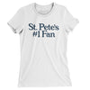 St Pete's Number 1 Fan Women's T-Shirt-White-Allegiant Goods Co. Vintage Sports Apparel