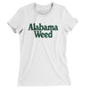 Alabama Weed Women's T-Shirt-White-Allegiant Goods Co. Vintage Sports Apparel