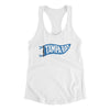 Tampa Bay Pennant Women's Racerback Tank-White-Allegiant Goods Co. Vintage Sports Apparel