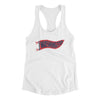 Washington Pennant Women's Racerback Tank-White-Allegiant Goods Co. Vintage Sports Apparel