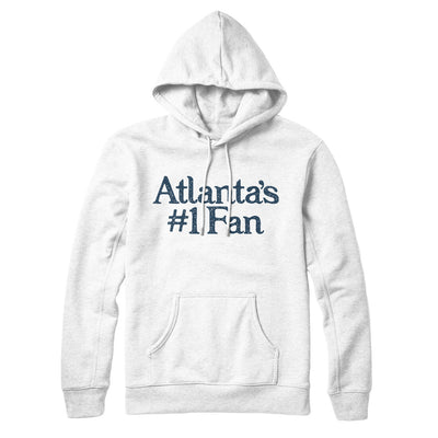 Atlanta's Number 1 Fan Hoodie-White-Allegiant Goods Co. Vintage Sports Apparel