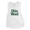 Ohio Weed Women's Flowey Scoopneck Muscle Tank-White-Allegiant Goods Co. Vintage Sports Apparel