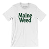 Maine Weed Men/Unisex T-Shirt-White-Allegiant Goods Co. Vintage Sports Apparel