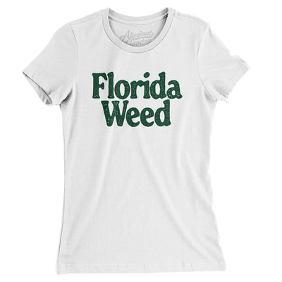 Florida Weed Women's T-Shirt-White-Allegiant Goods Co. Vintage Sports Apparel