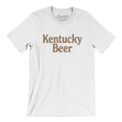 Kentucky Beer Men/Unisex T-Shirt-White-Allegiant Goods Co. Vintage Sports Apparel