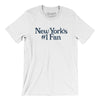 New York's Number 1 Fan Men/Unisex T-Shirt-White-Allegiant Goods Co. Vintage Sports Apparel