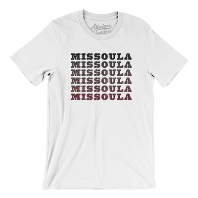 Missoula Repeat Men/Unisex T-Shirt-White-Allegiant Goods Co. Vintage Sports Apparel