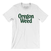 Oregon Weed Men/Unisex T-Shirt-White-Allegiant Goods Co. Vintage Sports Apparel