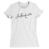 Jacksonville Fl Overprinted Women's T-Shirt-White-Allegiant Goods Co. Vintage Sports Apparel