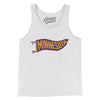 Minnesota Pennant Men/Unisex Tank Top-White-Allegiant Goods Co. Vintage Sports Apparel