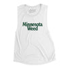 Minnesota Weed Women's Flowey Scoopneck Muscle Tank-White-Allegiant Goods Co. Vintage Sports Apparel