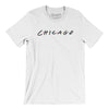 Chicago Friends Men/Unisex T-Shirt-White-Allegiant Goods Co. Vintage Sports Apparel