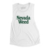 Nevada Weed Women's Flowey Scoopneck Muscle Tank-White-Allegiant Goods Co. Vintage Sports Apparel