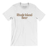 Rhode Island Beer Men/Unisex T-Shirt-White-Allegiant Goods Co. Vintage Sports Apparel