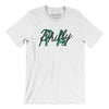 Philly Pa Overprinted Men/Unisex T-Shirt-White-Allegiant Goods Co. Vintage Sports Apparel