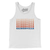 Gainesville Repeat Men/Unisex Tank Top-White-Allegiant Goods Co. Vintage Sports Apparel