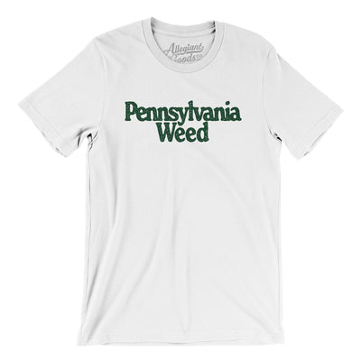 Pennsylvania Weed Men/Unisex T-Shirt-White-Allegiant Goods Co. Vintage Sports Apparel