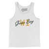 Green Bay Wi Overprinted Men/Unisex Tank Top-White-Allegiant Goods Co. Vintage Sports Apparel