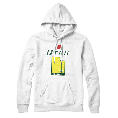 Utah Golf Hoodie-White-Allegiant Goods Co. Vintage Sports Apparel
