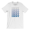 Indy Repeat Men/Unisex T-Shirt-White-Allegiant Goods Co. Vintage Sports Apparel