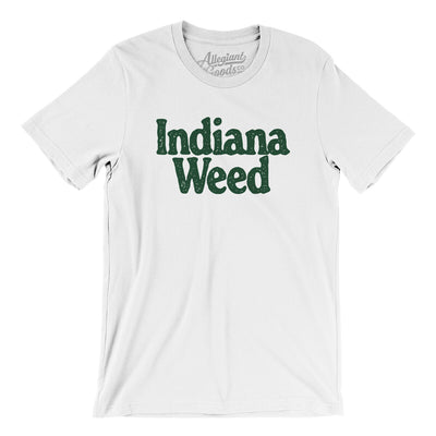 Indiana Weed Men/Unisex T-Shirt-White-Allegiant Goods Co. Vintage Sports Apparel