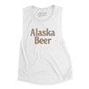 Alaska Beer Women's Flowey Scoopneck Muscle Tank-White-Allegiant Goods Co. Vintage Sports Apparel