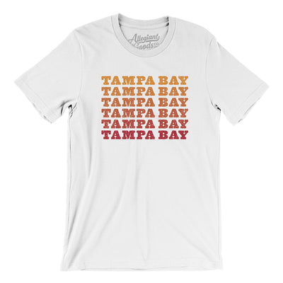 Tampa Bay Repeat Men/Unisex T-Shirt-White-Allegiant Goods Co. Vintage Sports Apparel